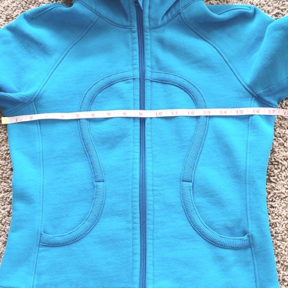 Lululemon blue scuba hoodie Size 4 - Picture 8 of 10